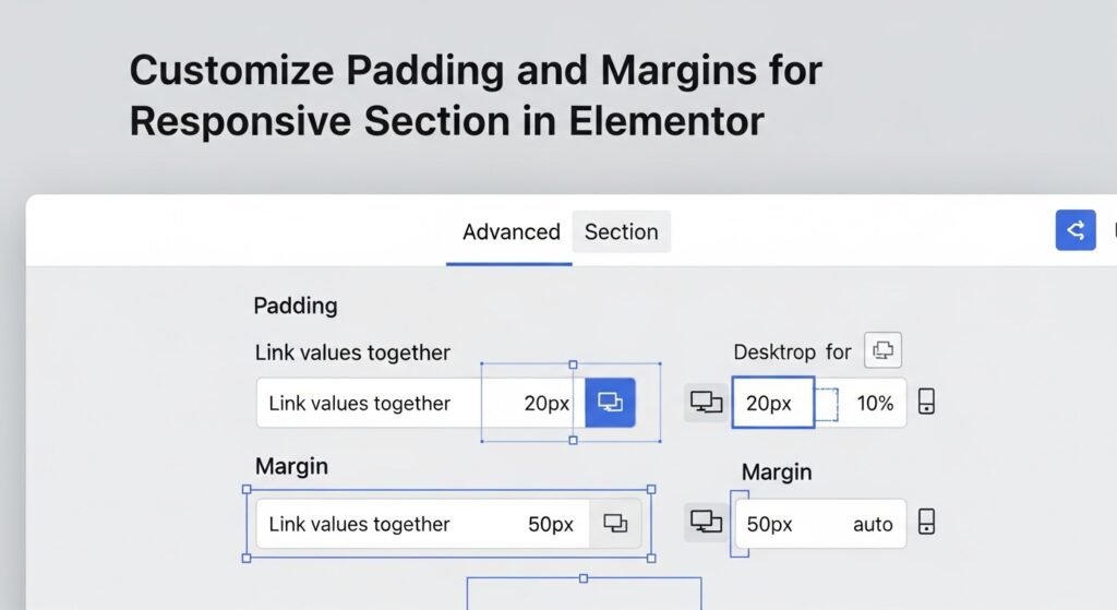 Responsive Sections with Elementor 