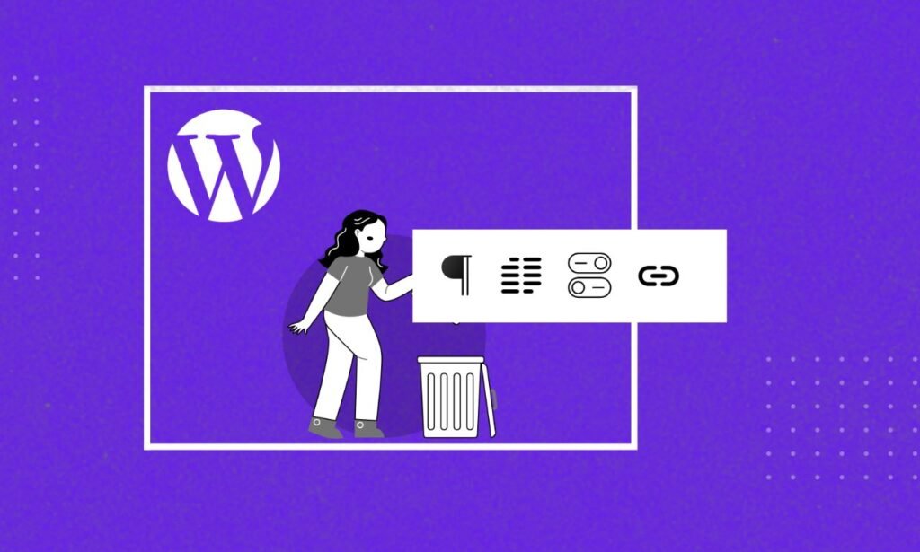 Delete Blocks in WordPress